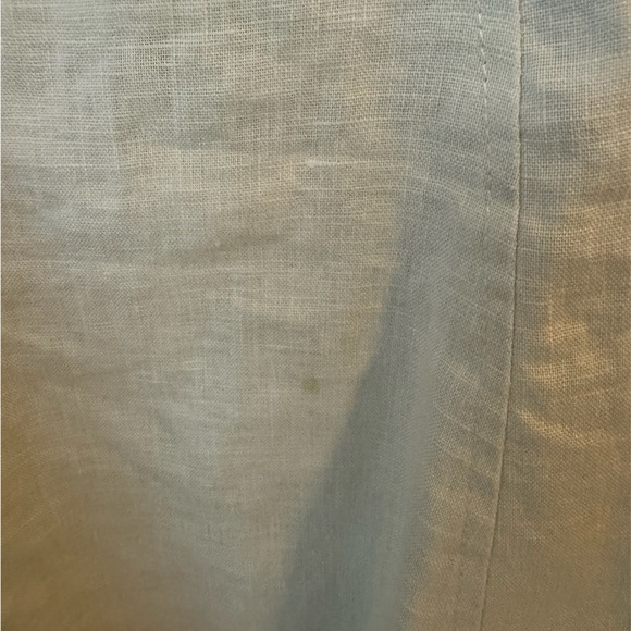 Cream Linen Women’s Blouse. Sz Medium - Picture 4 of 5